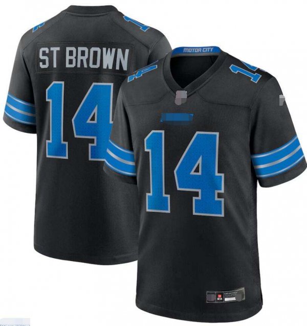 2024/25 New Season Designs American Football Shirt Jerseys #14 St Brown Custom Football Jerseys Wholesale