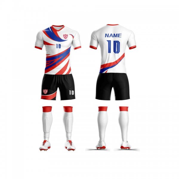 Custom Design Football Uniforms Sublimation Football Jersey & Shorts Sports Men Soccer  Wear